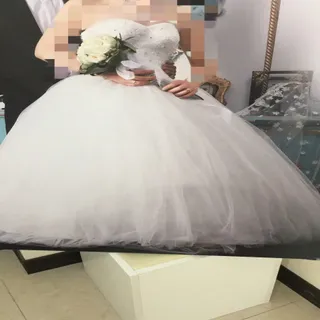 لباس عروس دامن اسکارلت