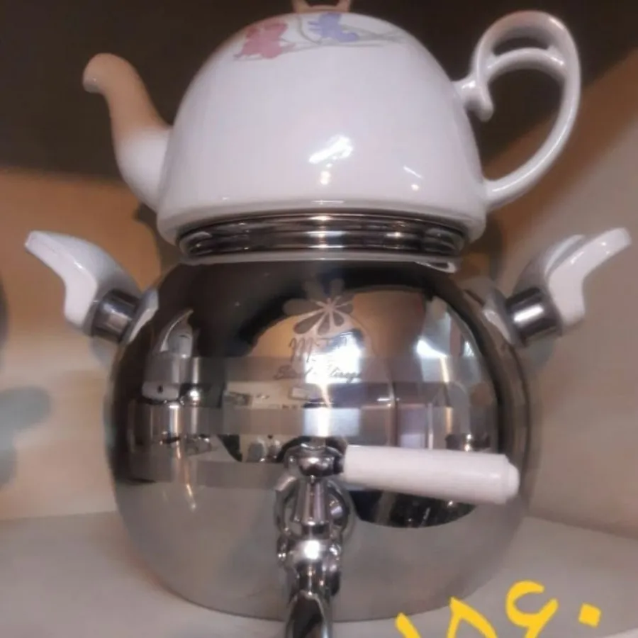 کتری قوری  کف چدن