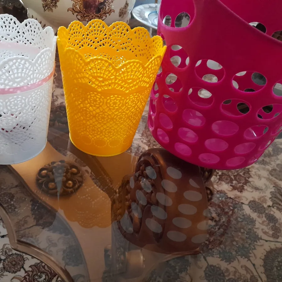 سبد و گلدون پلاستیکی