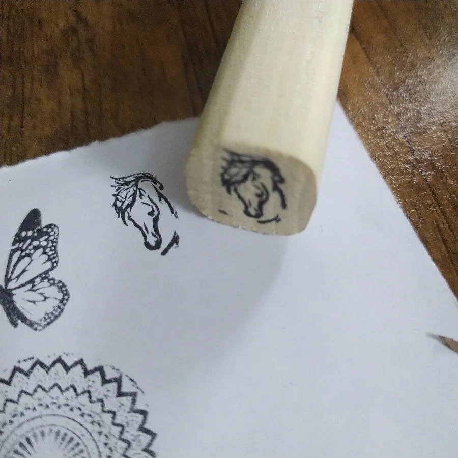 مهر چوبی با ژلاتین