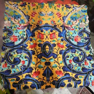 2عدد رومیزی مخمل کوبیده