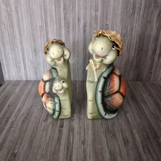 مجسمه خانواده لاک پشت