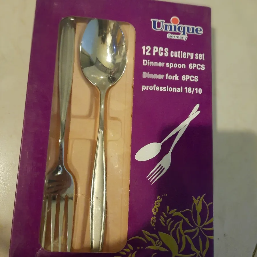 ست قاشق چنگال