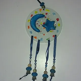 آویز چشم نظر ماه وستاره