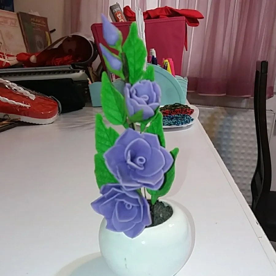 گلدان گل دکوری
