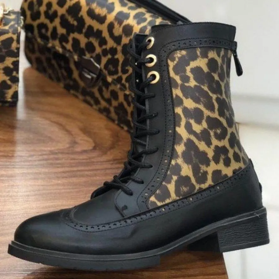 نیم بوت پلنگی