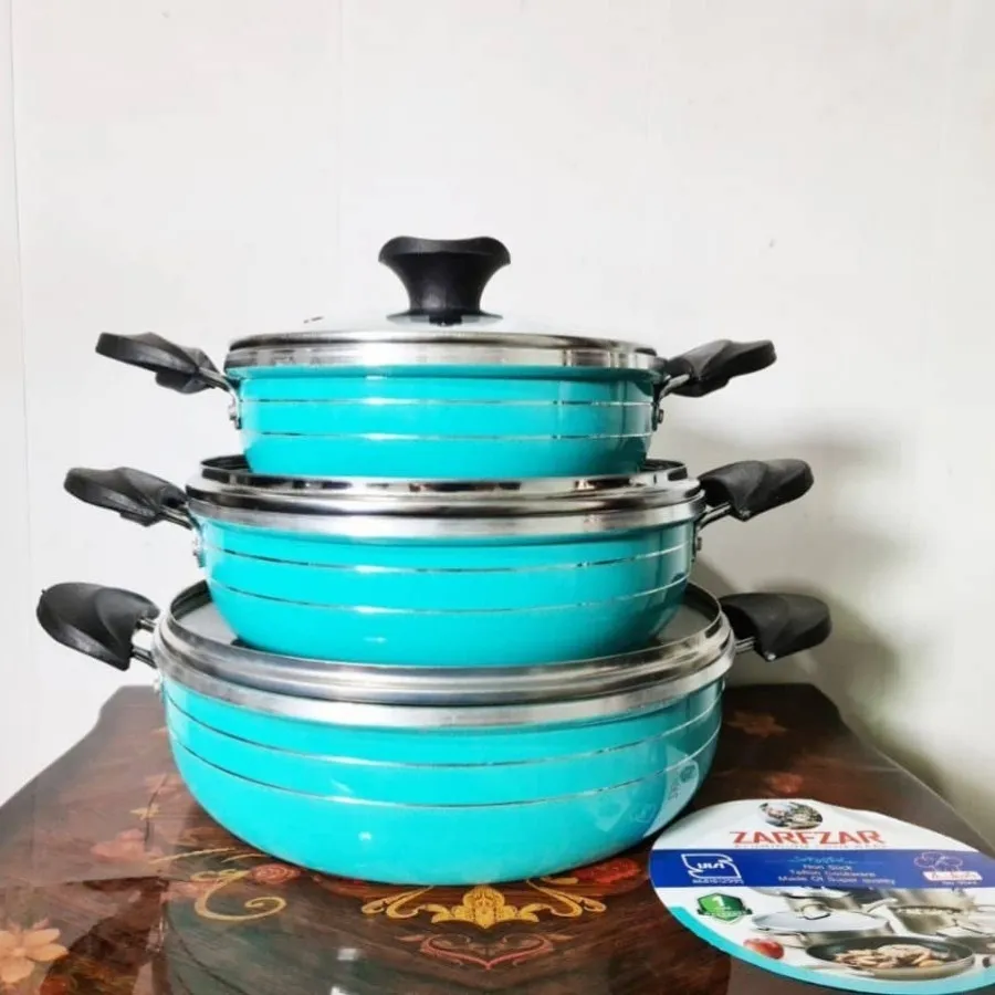 تابه 3 تایی همراه درب