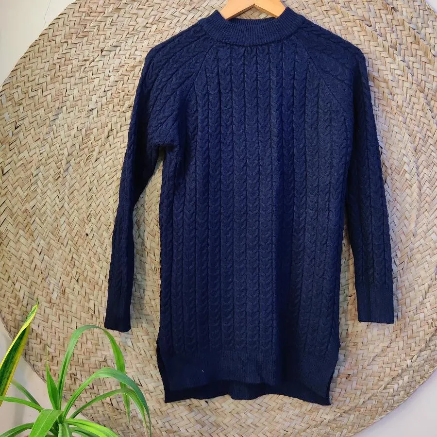 بافت یقه اسکی بلند