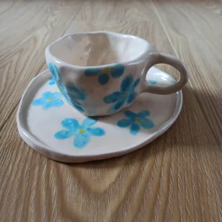 ماگ و  پیش دستی سرامیکی