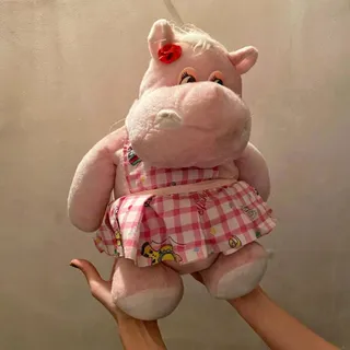 عروسک نرم هیپو صورتی