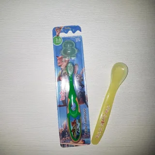 قاشق حرارتی نوزاد و مسواک