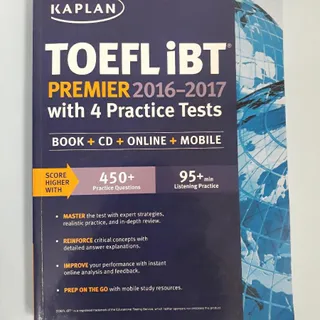 کتاب تافل کاپلان toefl