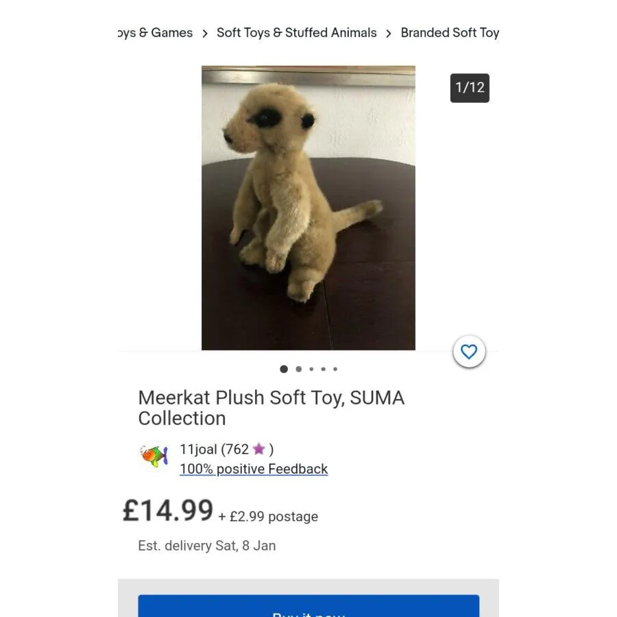 عروسک سافت تویز میرکت