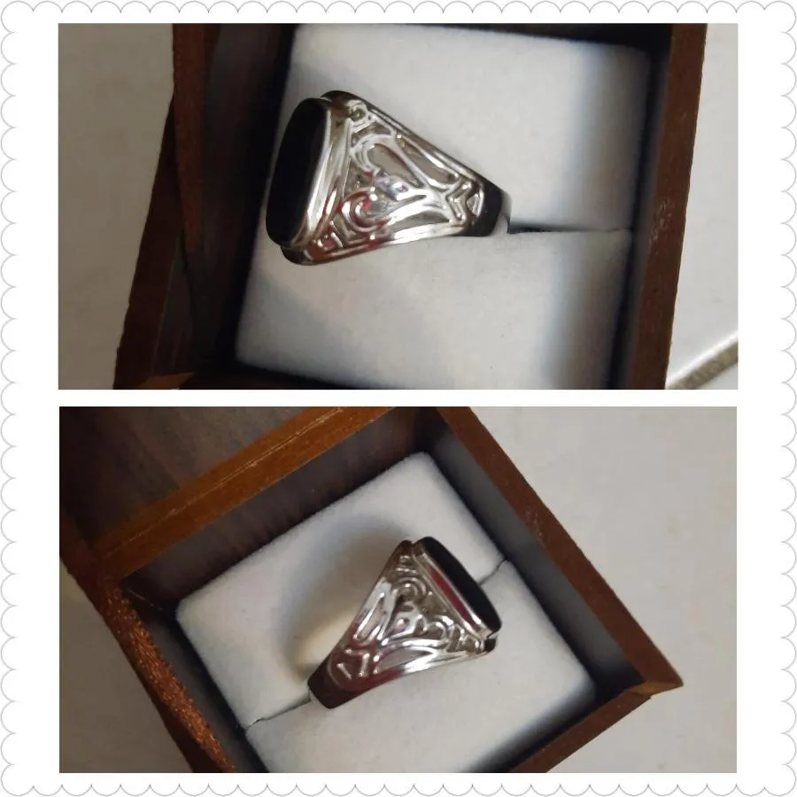 انگشتر نقره مردانه