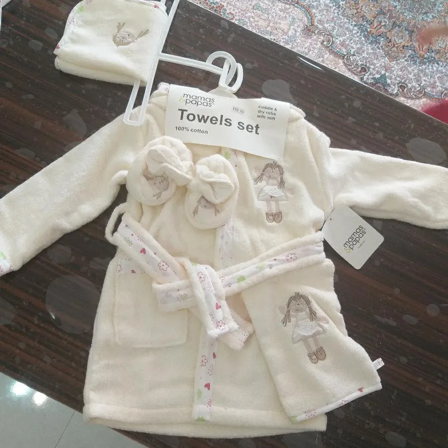 ست حوله نوزاد