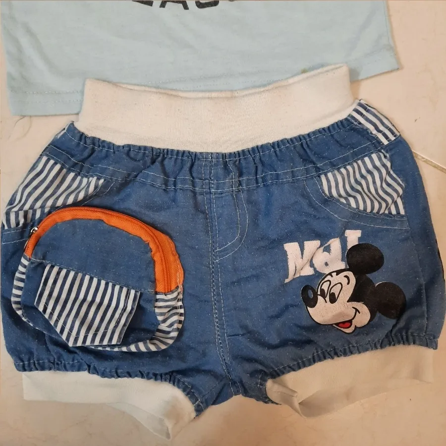 ست تیشرت و شلوارک پسرانه