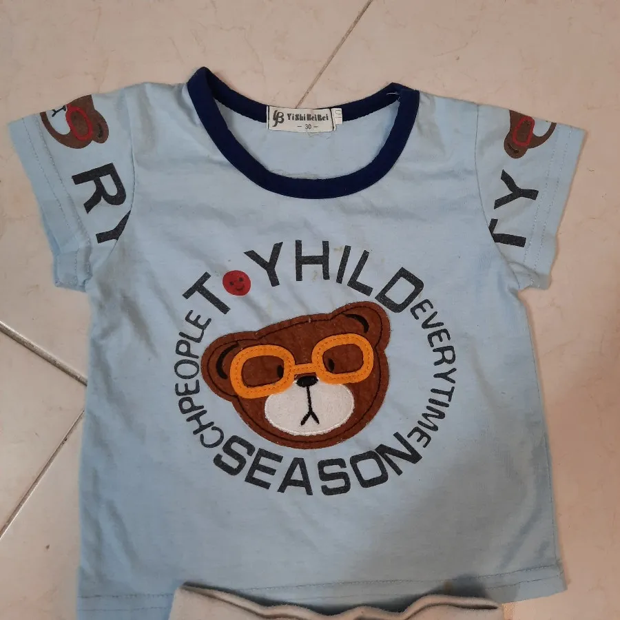 ست تیشرت و شلوارک پسرانه