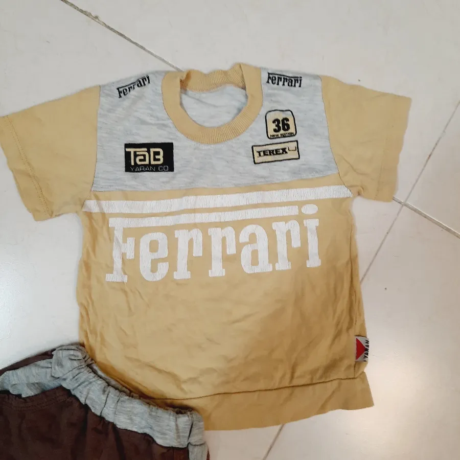 تیشرت و شلوارک پسرانه