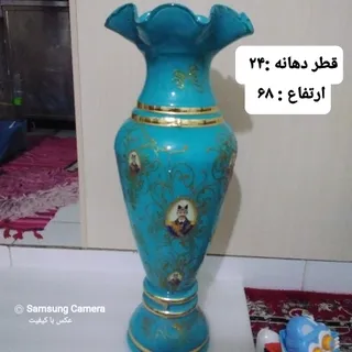 گلدان شاه عباس فیروزه ای