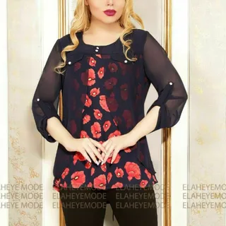 شومیز مجلسی سایز بزرگ