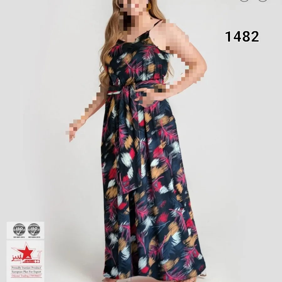 پیراهن ساحلی سایز بزرگ