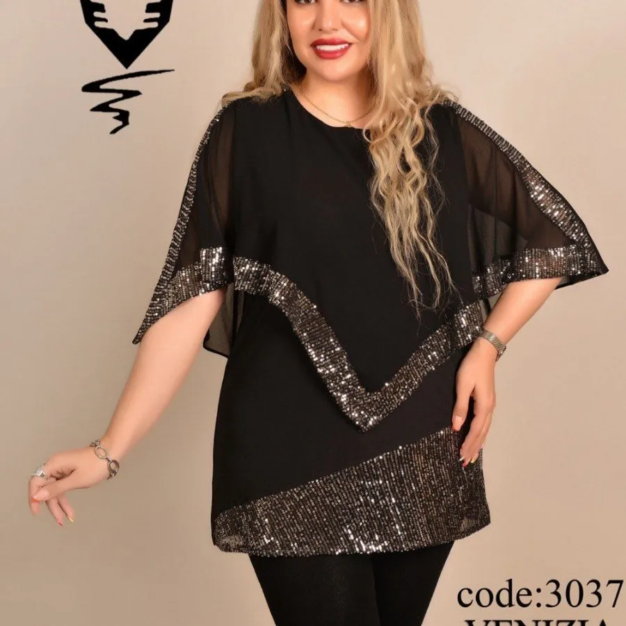 شومیز مجلسی سایز بزرگ