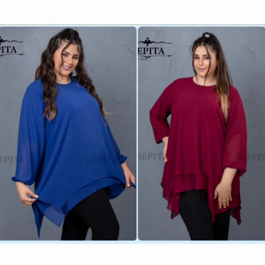 شومیز مجلسی سایز بزرگ