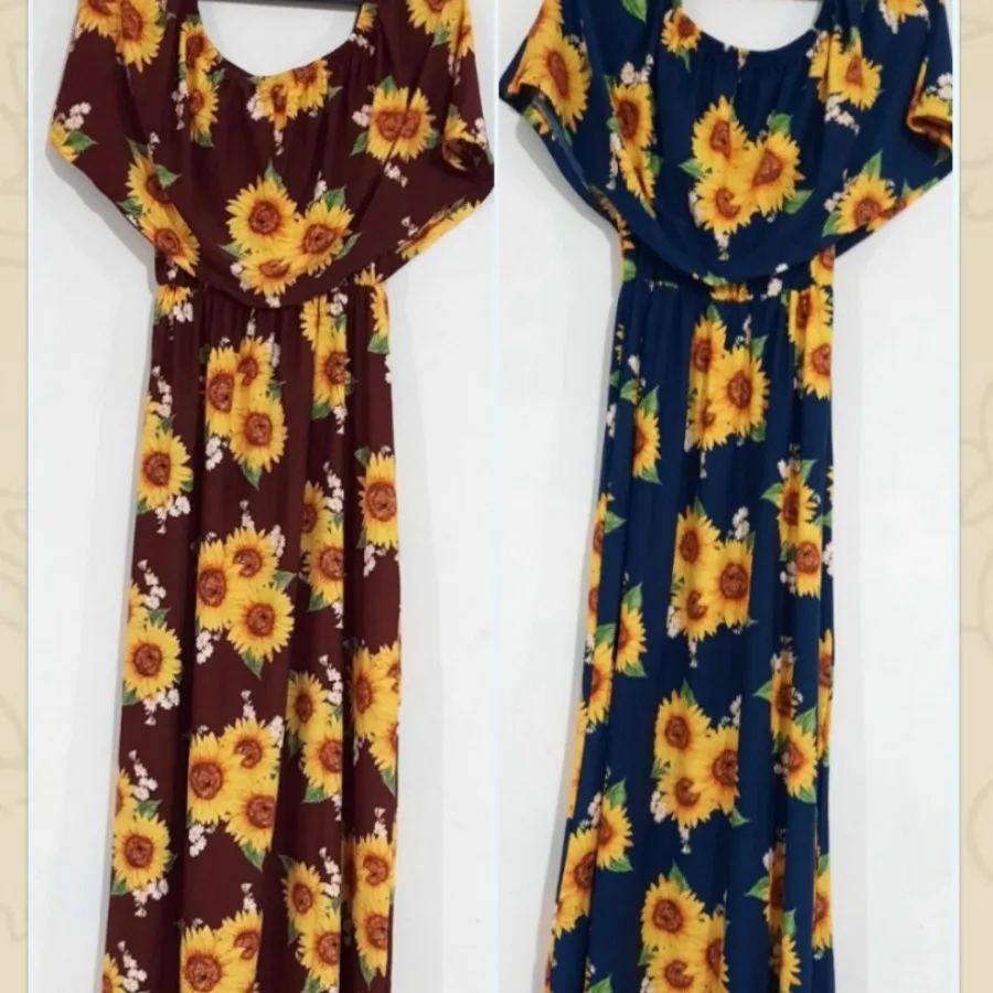 پیراهن ساحلی آفتابگردان