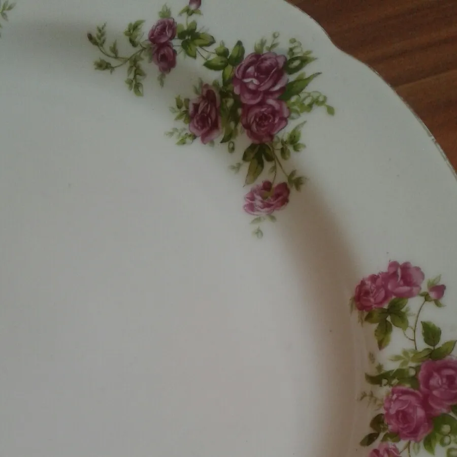 دیس بیضی گلسرخی