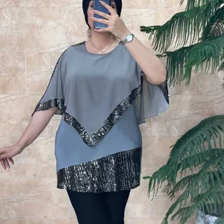 شومیز مجلسی سایز بزرگ