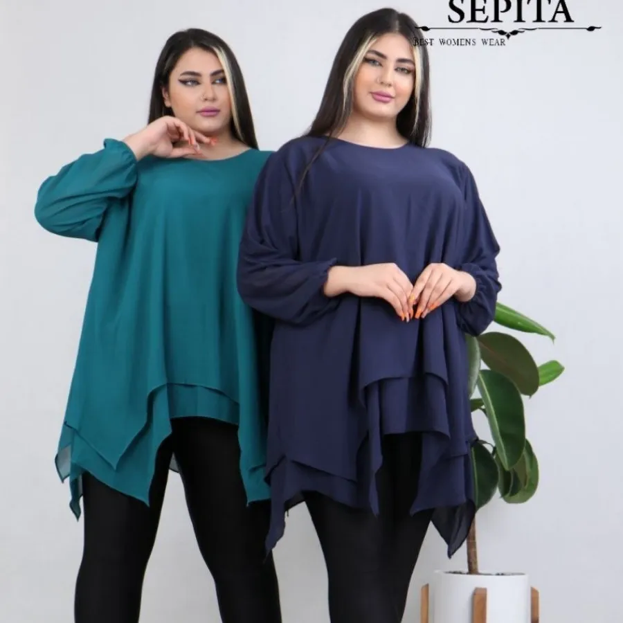 شومیز مجلسی سایز بزرگ