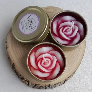 شمع گل رز عطری