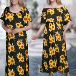 پیراهن ساحلی آفتابگردان