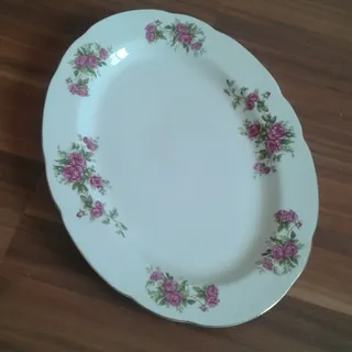 دیس بیضی گلسرخی
