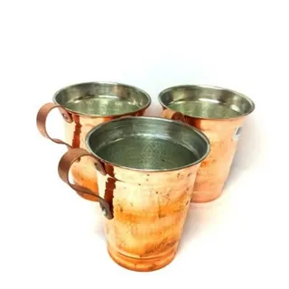 لیوان دسته دار مسی